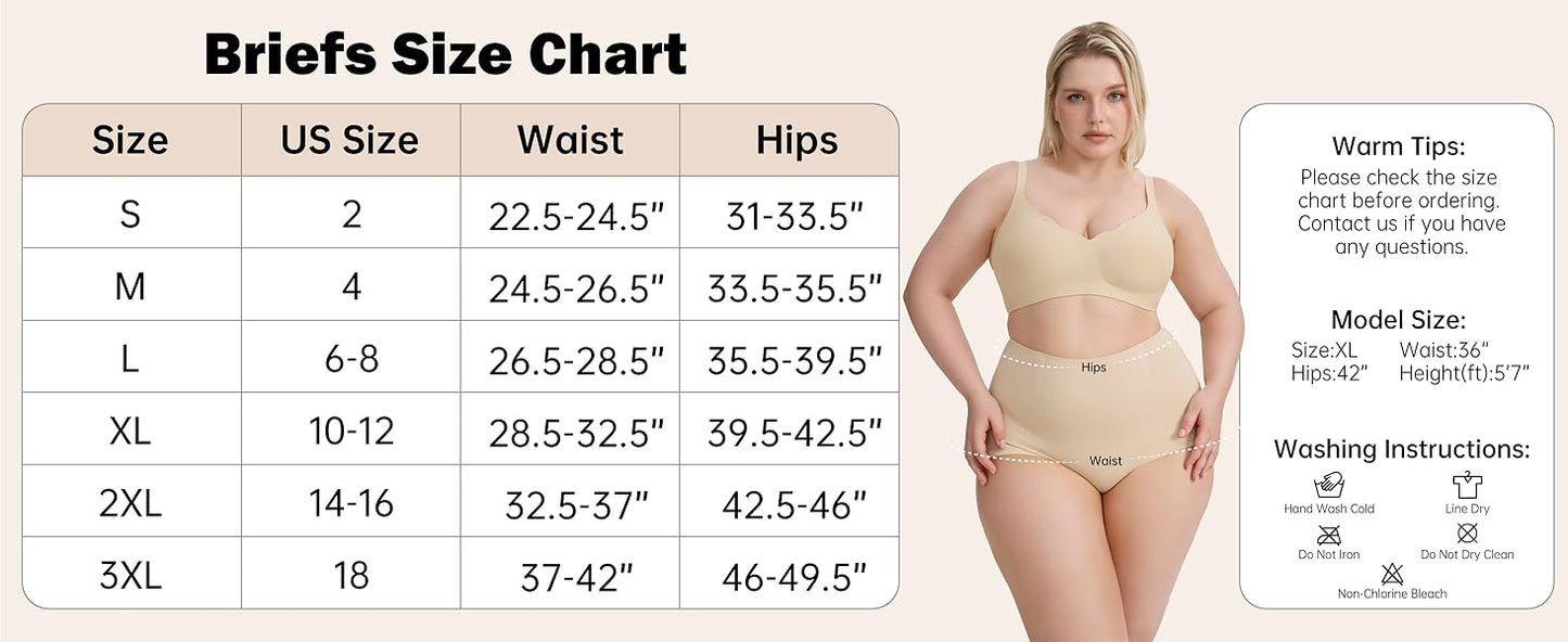 Olivia Tummy Control Shapewear Seamless High Waisted Body Shaper Panty