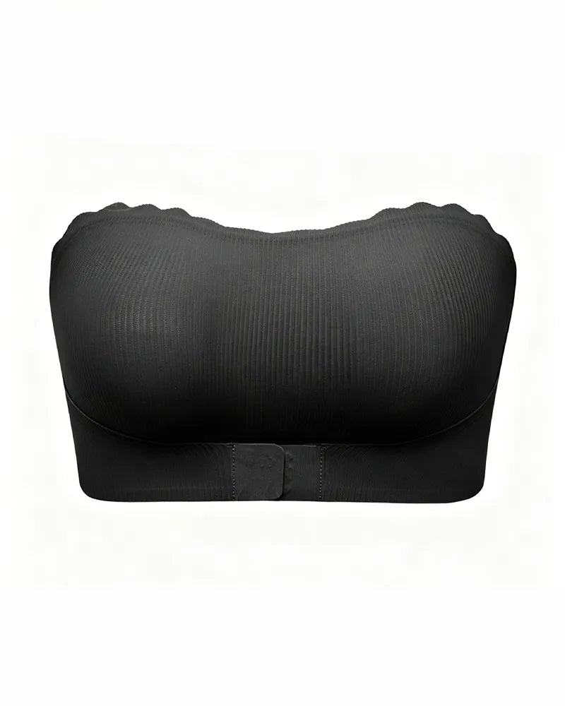 Sabrina Seamless Wireless Scallop Edge Strapless Bra