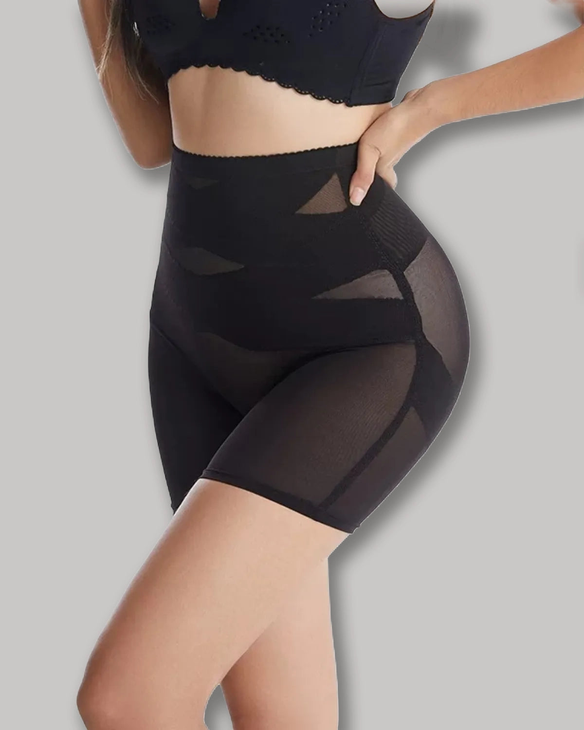 Callie Comfort High Waisted Shaper Shorts Seamless No Roll Thigh Slimmer