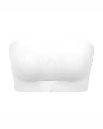 Sabrina Seamless Wireless Scallop Edge Strapless Bra
