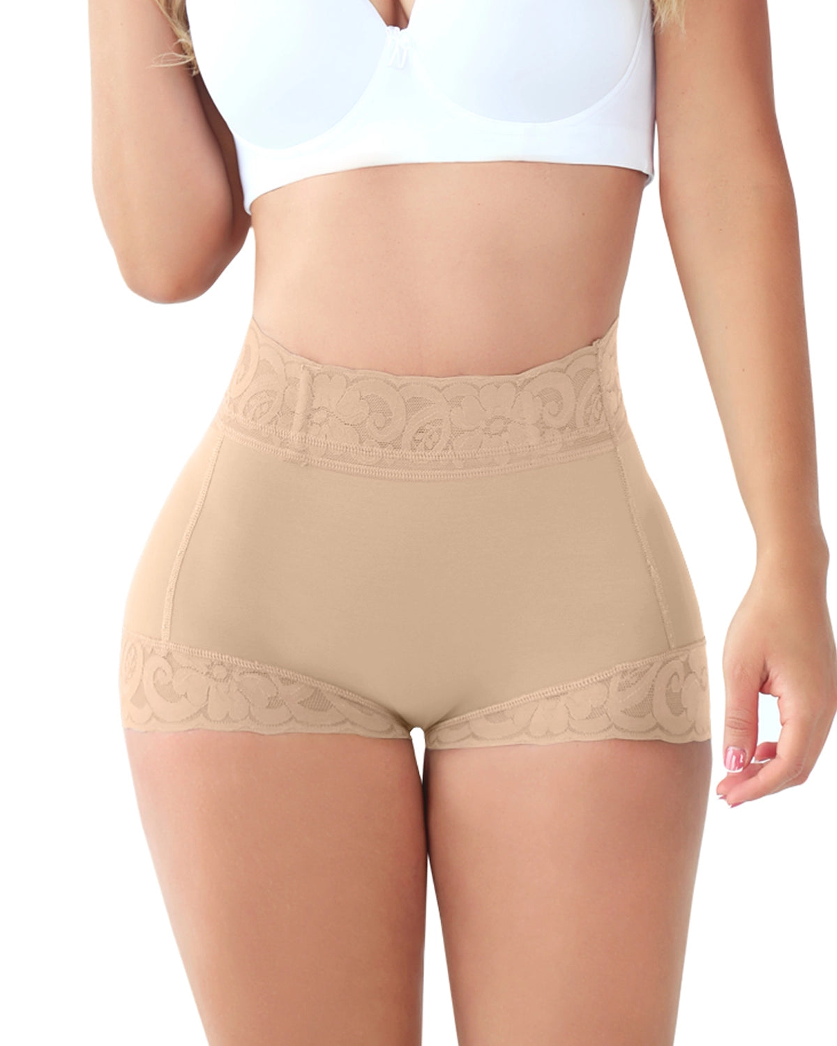 Hannah High Waist Butt Listing Seamless Shorts