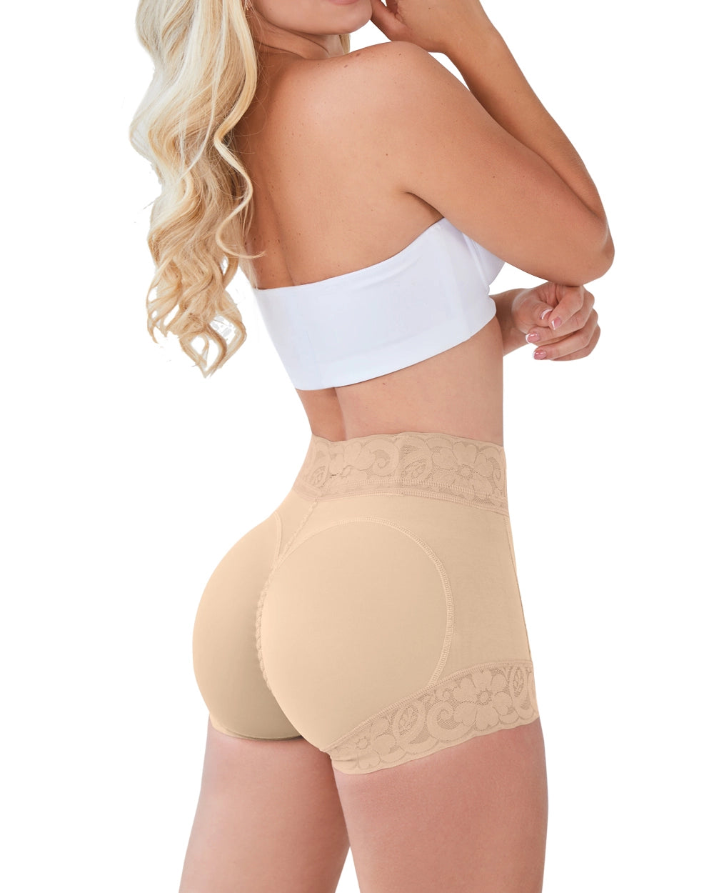 Hannah High Waist Butt Listing Seamless Shorts