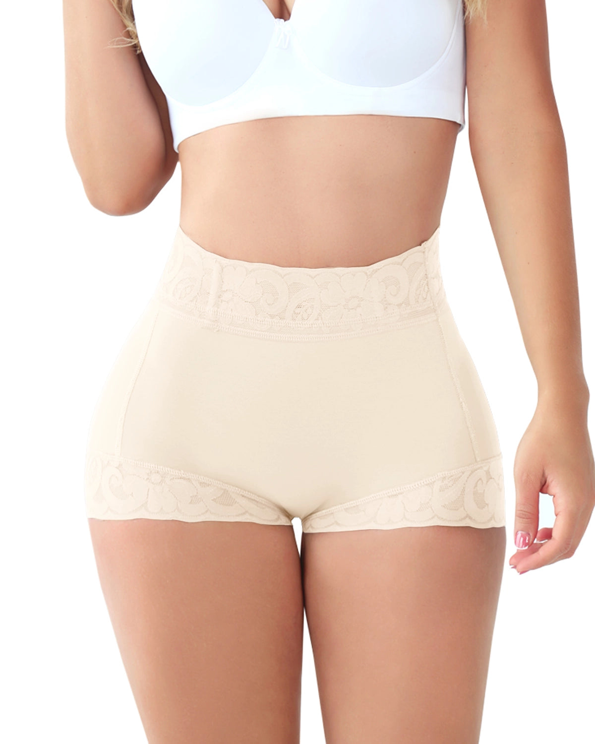 Hannah High Waist Butt Listing Seamless Shorts