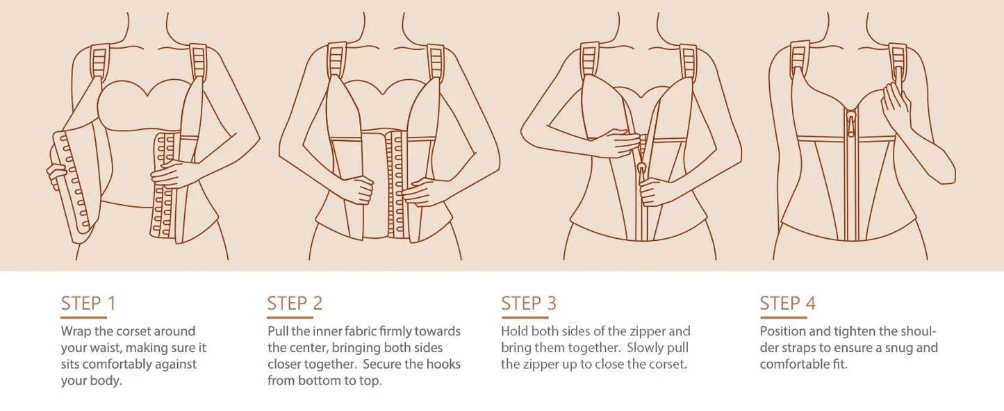 Daphne Breathable Mesh Shapewear Waist Vest Corset