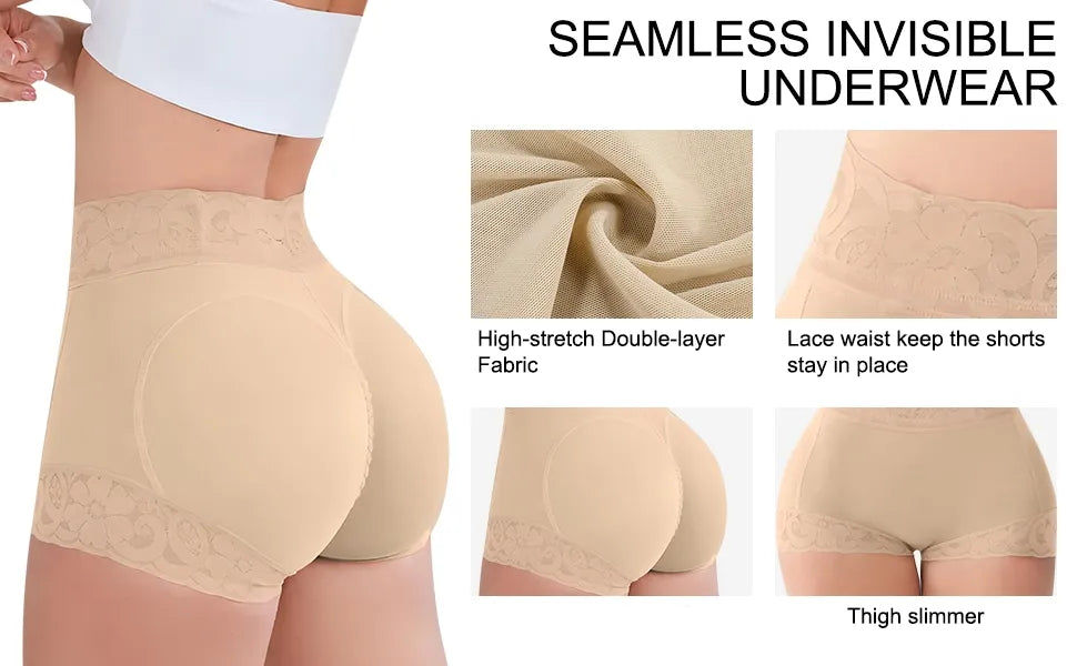 Hannah High Waist Butt Listing Seamless Shorts