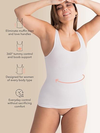 Tiffany Tummy Waist Control Cami Tank Shapewear