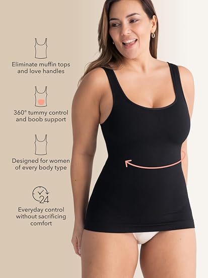 Tiffany Tummy Waist Control Cami Tank Shapewear