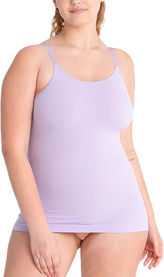 Starla Scoop Neck Cami Body Shaper Tummy Control Tank Top