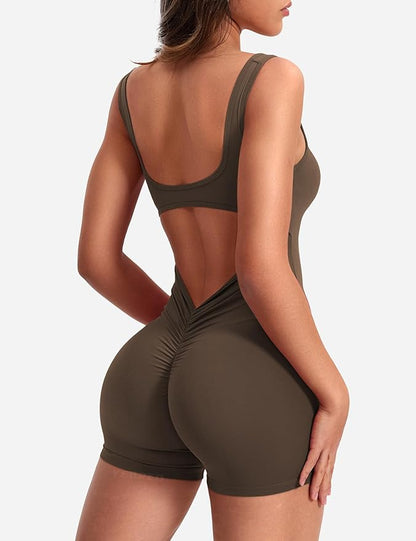 Kendall Tummy Control Fitness Romper