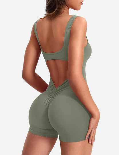 Kendall Tummy Control Fitness Romper
