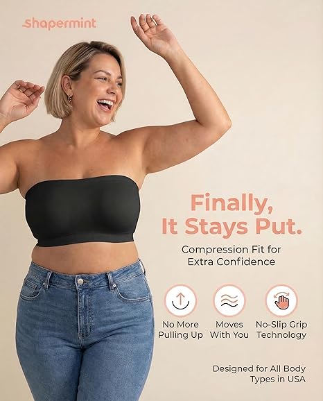 Stacy Strapeless Bandeau Bra Top