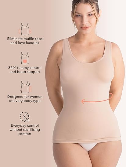 Tiffany Tummy Waist Control Cami Tank Shapewear