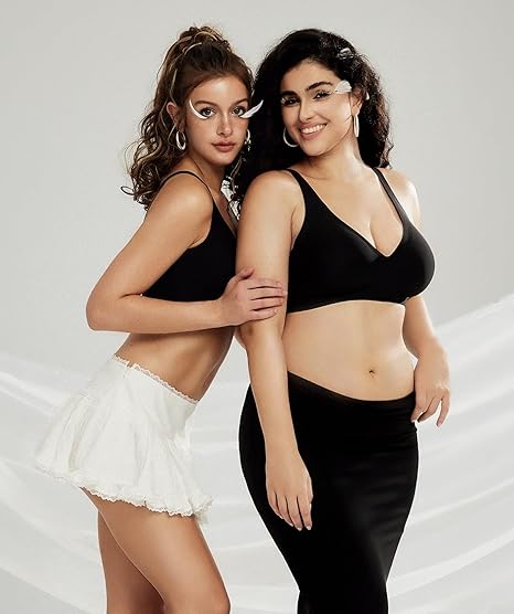 Mila Deep V Neck Seamless Sports Push Up Bra
