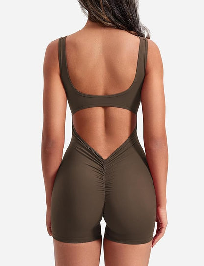Kendall Tummy Control Fitness Romper