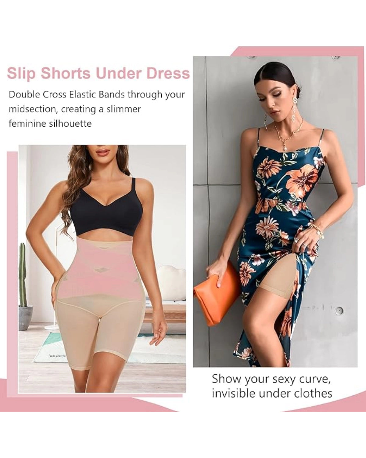Callie Comfort High Waisted Shaper Shorts Seamless No Roll Thigh Slimmer