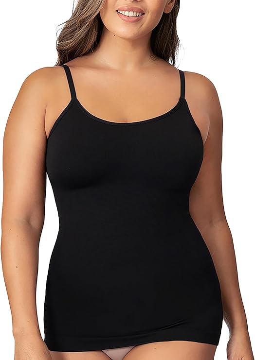 Claire Scoop Neck Cami Body Shaper - Shapewear Tummy Control Tank Top