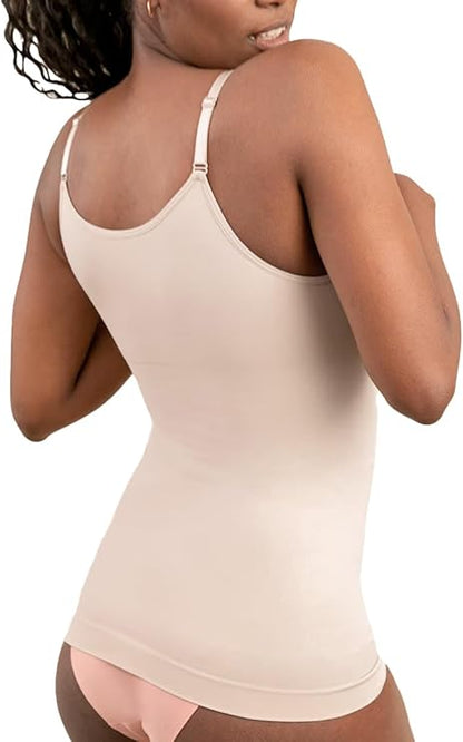 Claire Scoop Neck Cami Body Shaper - Shapewear Tummy Control Tank Top