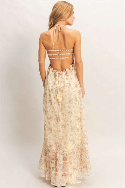 Nora Smocked Floral Maxi Dress