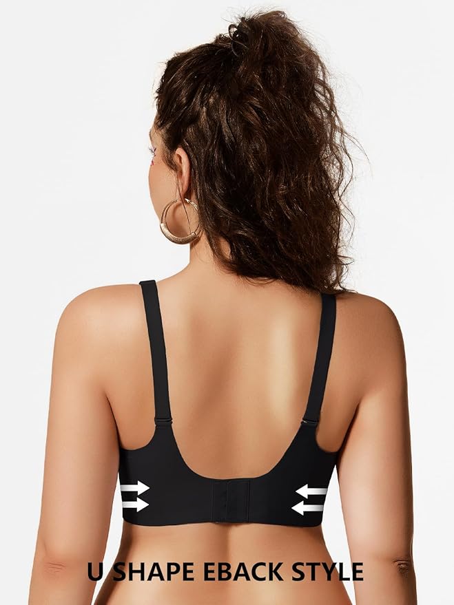 Sammy Jelly Push Up Bra Seamless Soft No Underwire Everyday Tshirt Bra