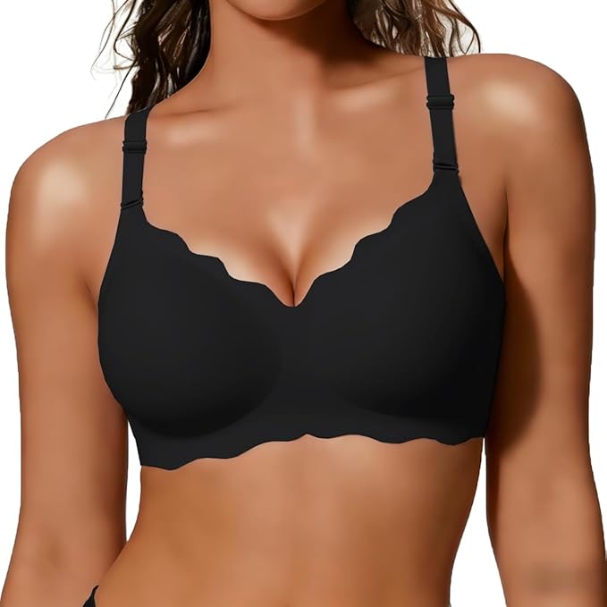 Sammy Jelly Push Up Bra Seamless Soft No Underwire Everyday Tshirt Bra