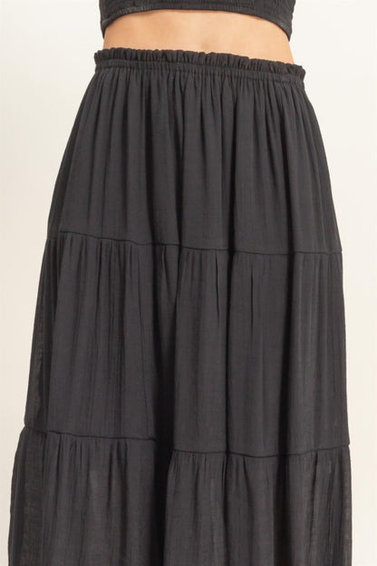 Malibu Smocked Tube & Tiered Skirt Set