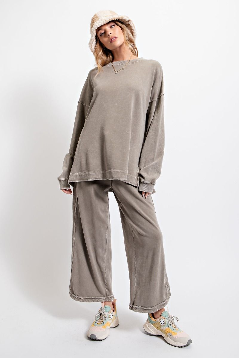 Sunday Sofia Wide Leg Crop Pant