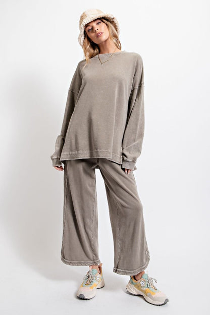 Sunday Sofia Wide Leg Crop Pant