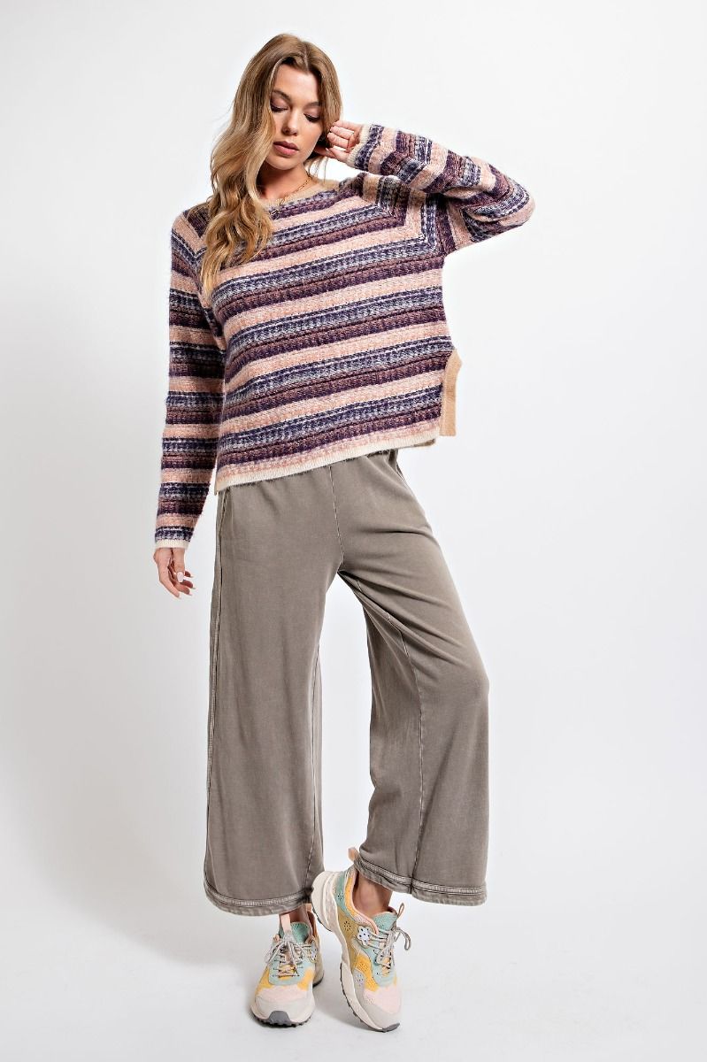 Sunday Sofia Wide Leg Crop Pant