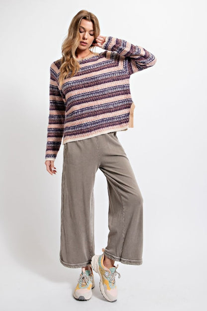 Sunday Sofia Wide Leg Crop Pant