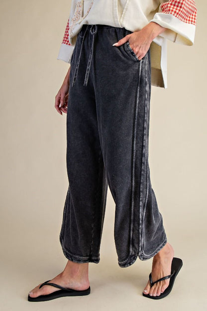 Sunday Sofia Wide Leg Crop Pant