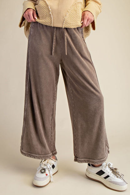 Sunday Sofia Wide Leg Crop Pant