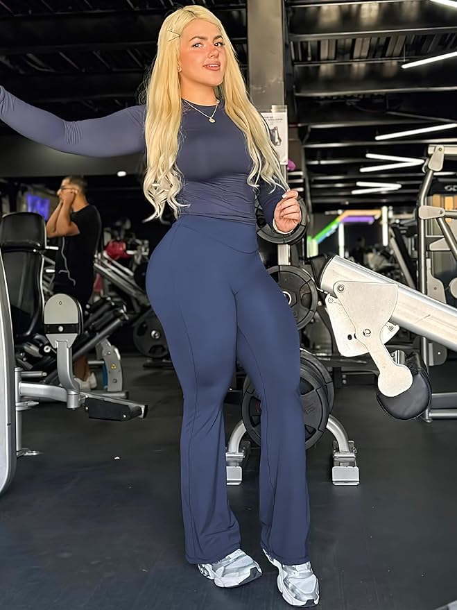 Avery No Front Seam Straight Leg High Waist Buttery Leggings