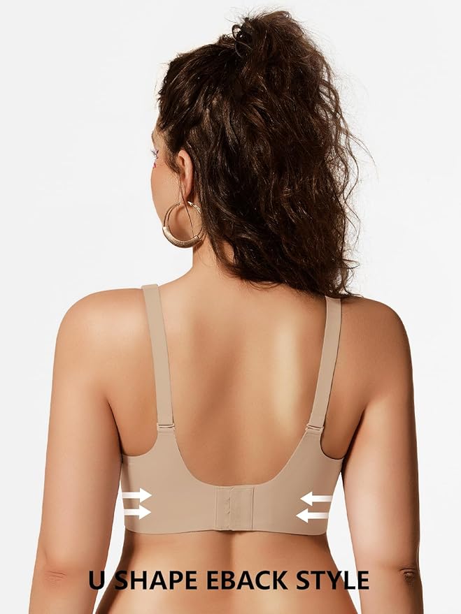 Sammy Jelly Push Up Bra Seamless Soft No Underwire Everyday Tshirt Bra