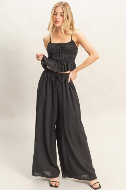 Sylvia Tiered Tank & Palazzo Set