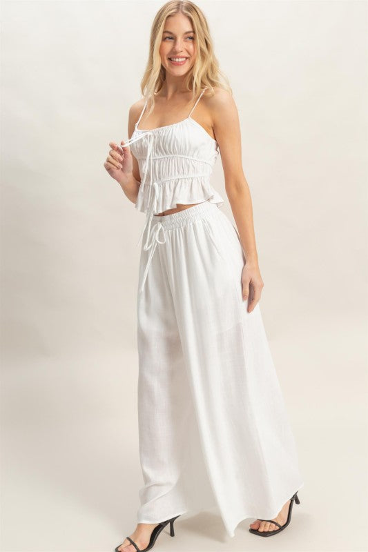 Sylvia Tiered Tank & Palazzo Set