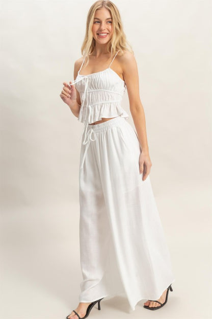 Sylvia Tiered Tank & Palazzo Set