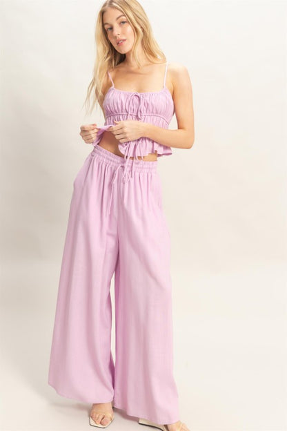 Sylvia Tiered Tank & Palazzo Set
