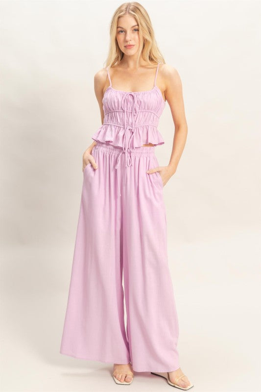 Sylvia Tiered Tank & Palazzo Set